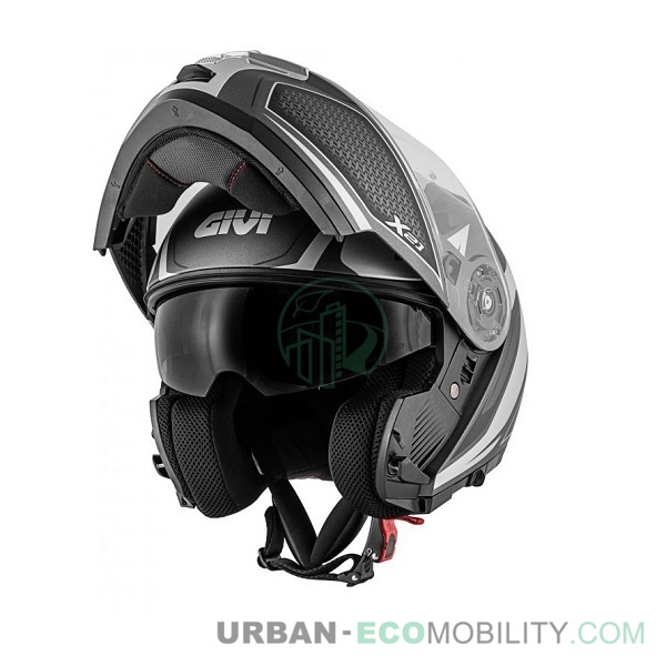helmet X.21 Challenger Shiver Matt Titanium Silver GIVI URBAN ECOMOBILITY